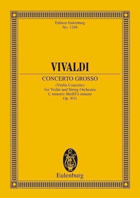 Vivaldi: Concerto grosso C Minor Opus 9/11 RV 198 (Study Score) published by Eulenburg